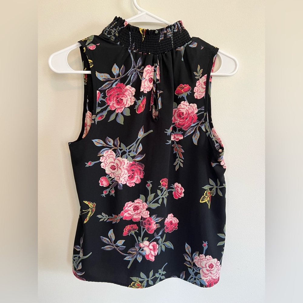 Le Lis sleeveless floral blouse XS